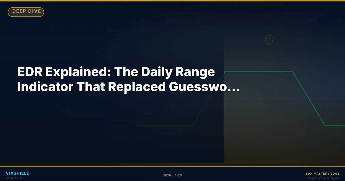 EDR Explained: The Daily Range Indicator That Replaced Guesswork With Math