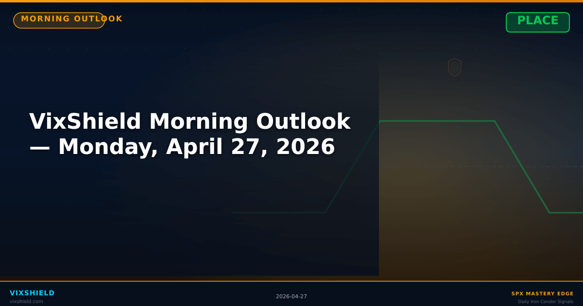 VixShield Morning Outlook — Monday, April 27, 2026