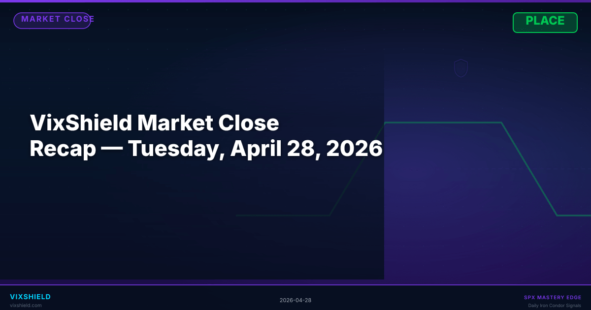 VixShield Market Close Recap — Tuesday, April 28, 2026
