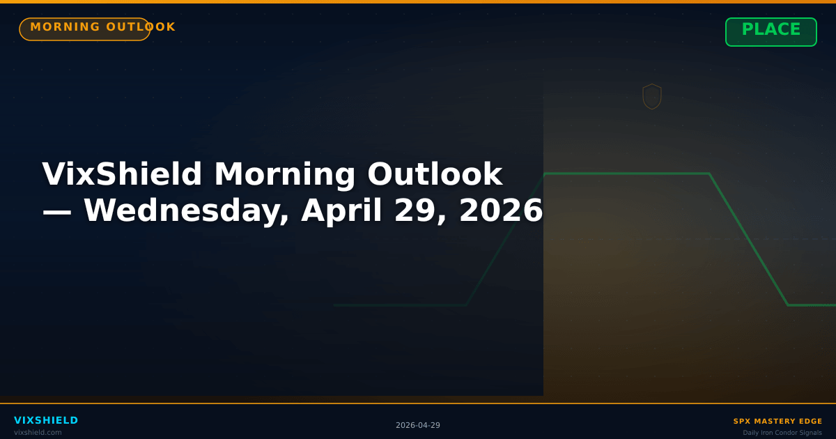 VixShield Morning Outlook — Wednesday, April 29, 2026