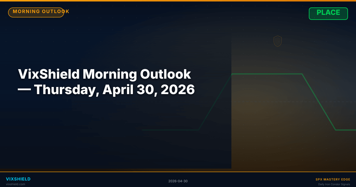 VixShield Morning Outlook — Thursday, April 30, 2026