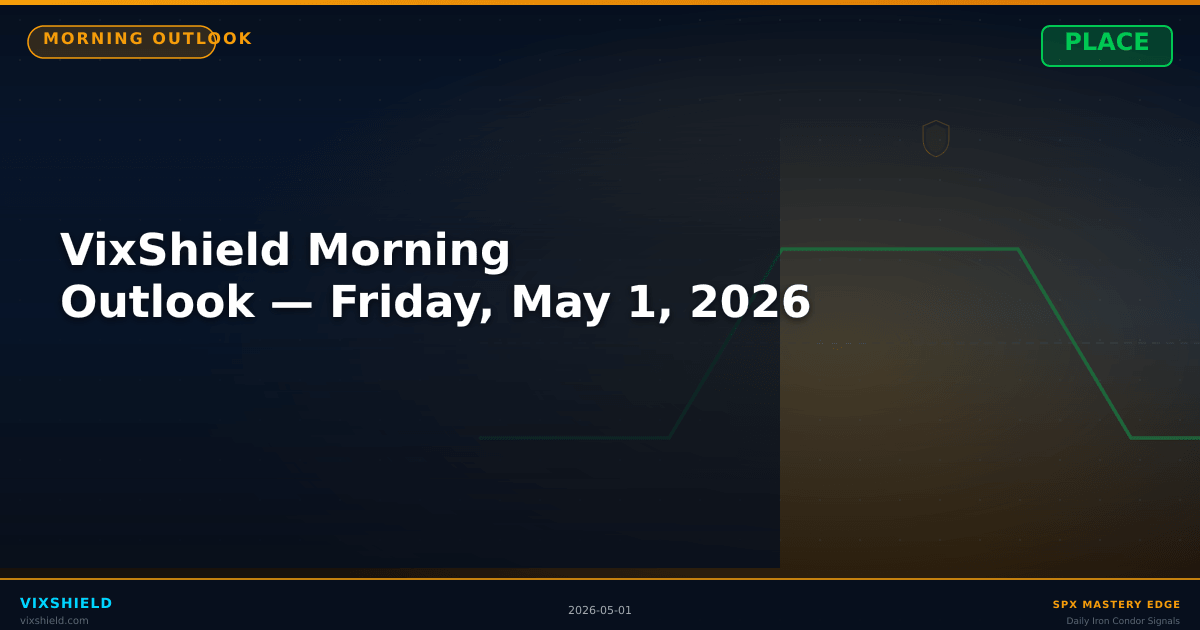 VixShield Morning Outlook — Friday, May 1, 2026