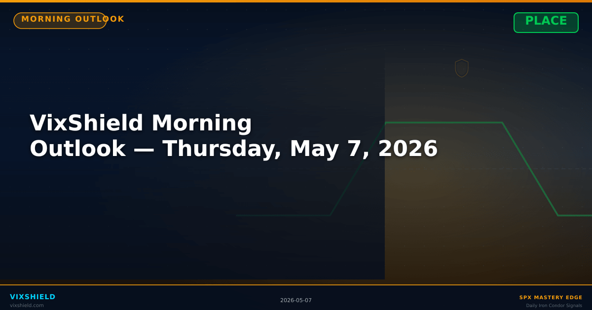 VixShield Morning Outlook — Thursday, May 7, 2026